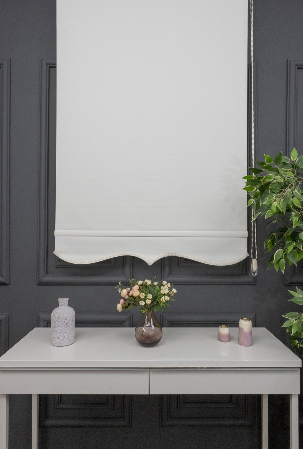 Stor Perde Düz Pvc Mat Stor Güneşlik 1 Kalite Yıkanabilir Krem