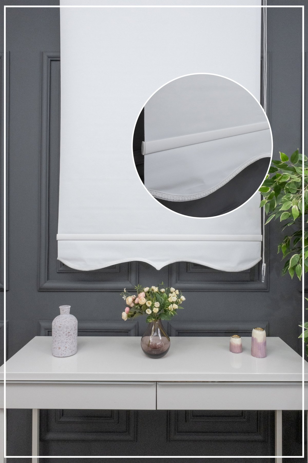 Stor Perde Düz Pvc Mat Stor Güneşlik 1 Kalite Yıkanabilir Ekru