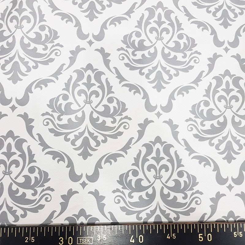 Etnik Desenli Fon Perde K415-3 Kumaşı Kalındır Duck Bezi Değildir- Gri-Füme-Antrasit