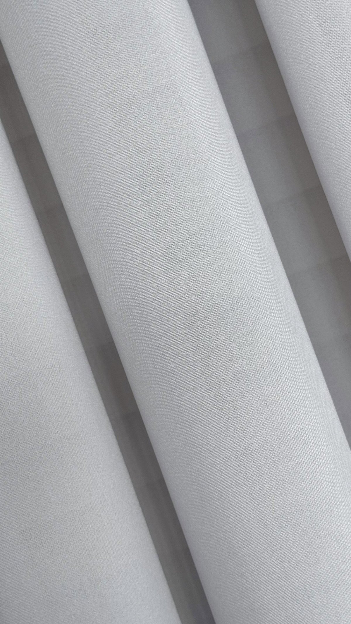 Açık Gri İpek Krep Düz Tül Perde, Premium Kalite Serisidir. Sılk Crepe - Grey
